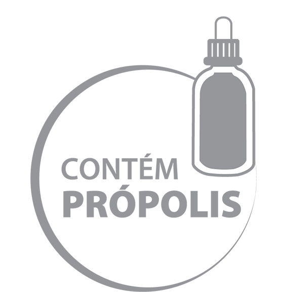 Contém própolis